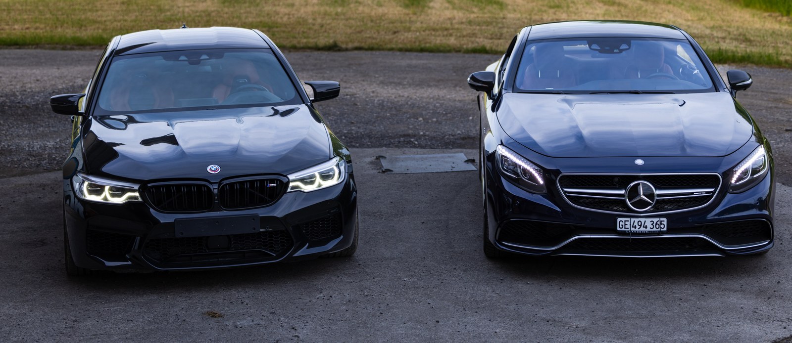 Mercedes-AMG S63 et BMW M5 Compétition Genève — Rent.Iconic